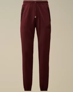 Tracksuits & Shorts<C.P. Company Light Fleece Embroidery Sweatpants Potent Purple