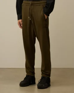 Tracksuits & Shorts<C.P. Company Light Fleece Embroidery Sweatpants Ivy Green