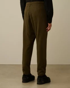 Tracksuits & Shorts<C.P. Company Light Fleece Embroidery Sweatpants Ivy Green