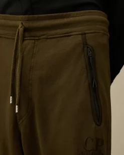 Tracksuits & Shorts<C.P. Company Light Fleece Embroidery Sweatpants Ivy Green