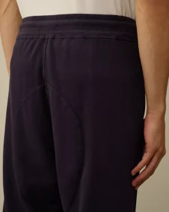 Tracksuits & Shorts<C.P. Company Light Fleece Embroidery Sweatpants Nightshade – Purple