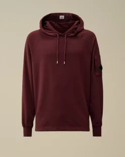 Sweatshirts<C.P. Company Light Fleece Hooded Sweatshirt Potent Purple