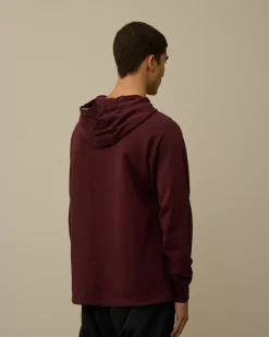 Sweatshirts<C.P. Company Light Fleece Hooded Sweatshirt Potent Purple