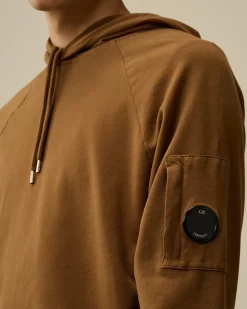 Sweatshirts<C.P. Company Light Fleece Hooded Sweatshirt Toffee – Beige