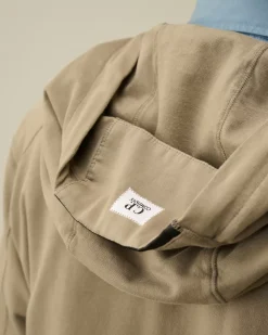 Sweatshirts<C.P. Company Light Fleece Zipped Hooded Sweatshirt Walnut – Beige