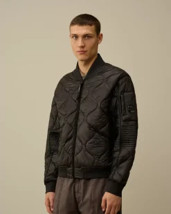 Jacket & Coats<C.P. Company Liner Padded Bomber Jacket Black