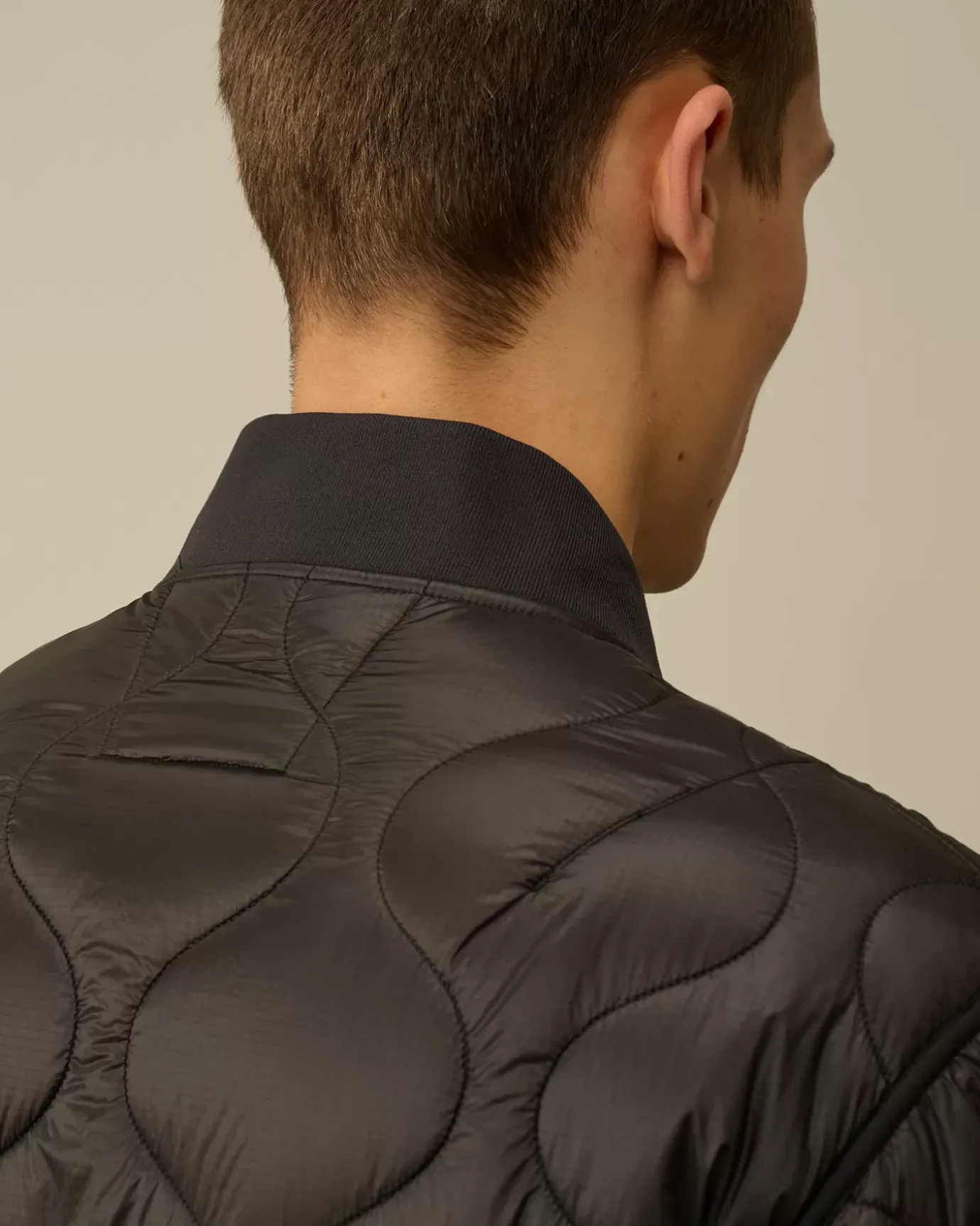 Jacket & Coats<C.P. Company Liner Padded Bomber Jacket Black