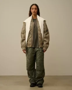 Jacket & Coats<C.P. Company Liner Padded Bomber Jacket Vintage Khaki – Beige