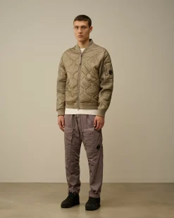 Jacket & Coats<C.P. Company Liner Padded Bomber Jacket Vintage Khaki – Beige