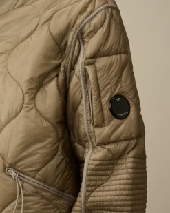 Jacket & Coats<C.P. Company Liner Padded Bomber Jacket Vintage Khaki – Beige