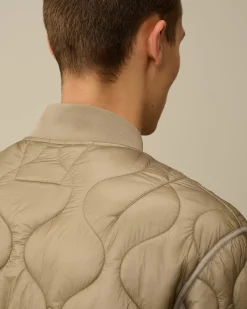Jacket & Coats<C.P. Company Liner Padded Bomber Jacket Vintage Khaki – Beige