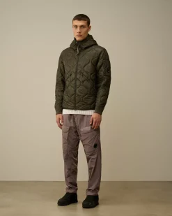 Jacket & Coats<C.P. Company Liner Padded Hooded Jacket Grape Leaf – Green
