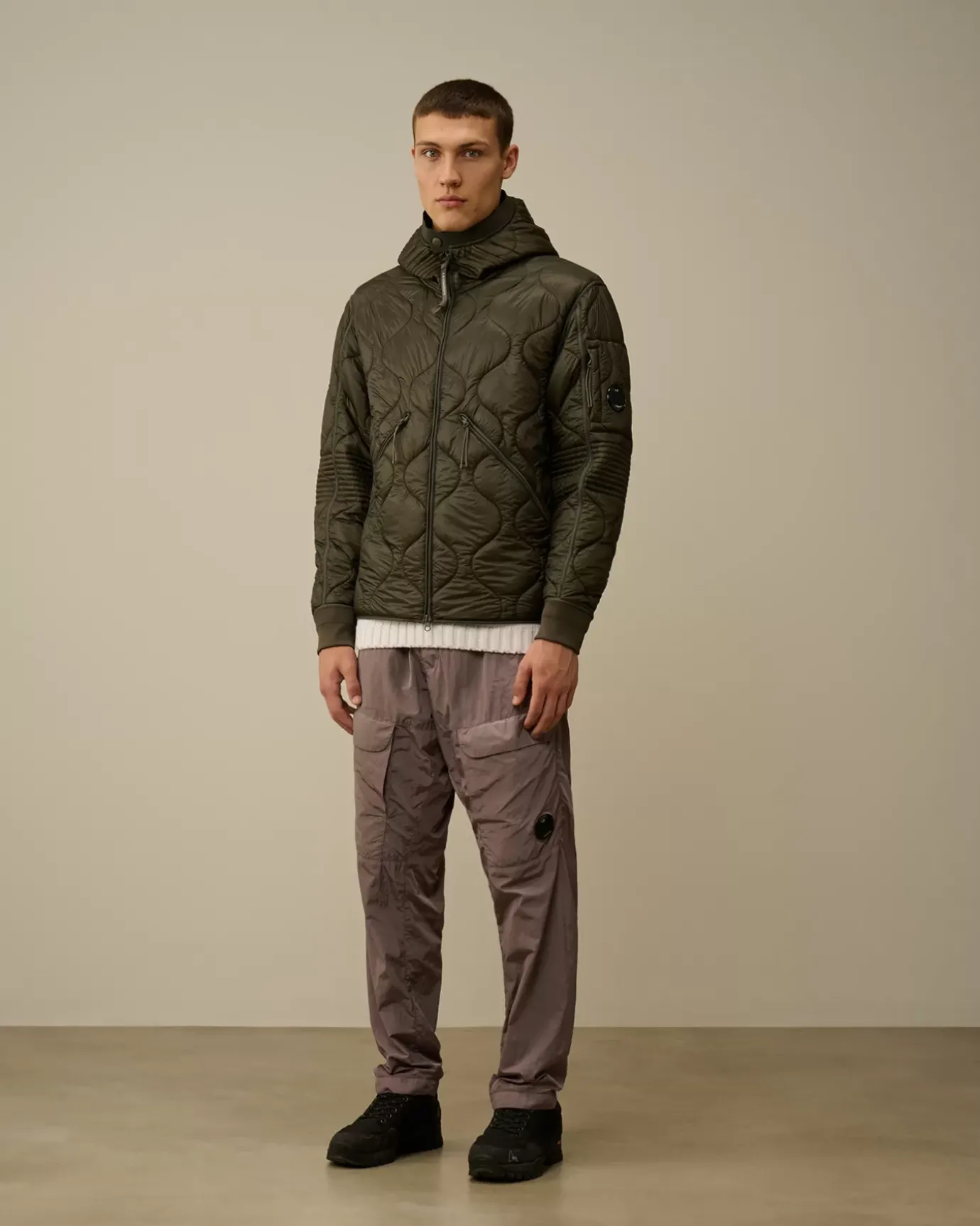 Jacket & Coats<C.P. Company Liner Padded Hooded Jacket Grape Leaf – Green