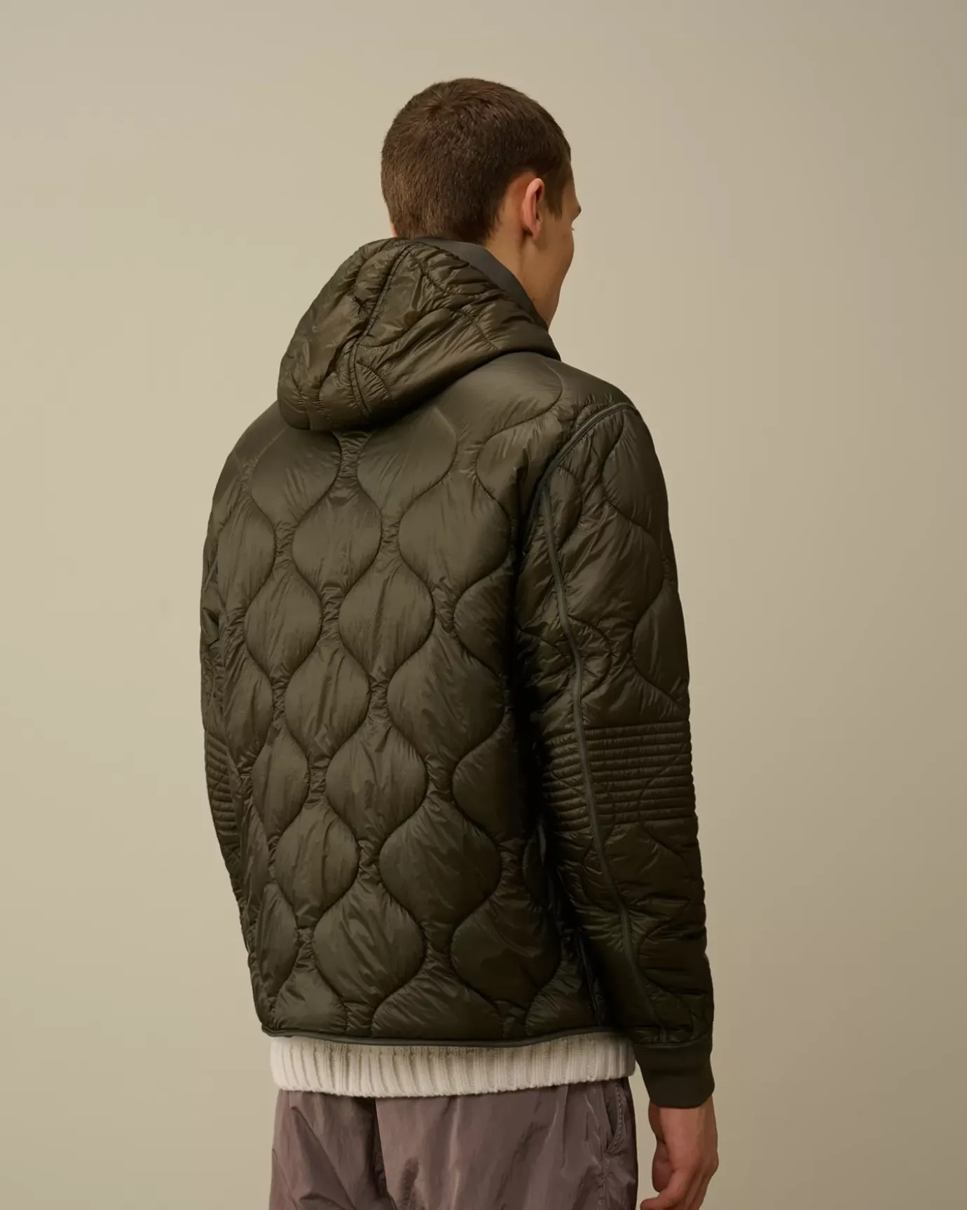 Jacket & Coats<C.P. Company Liner Padded Hooded Jacket Grape Leaf – Green