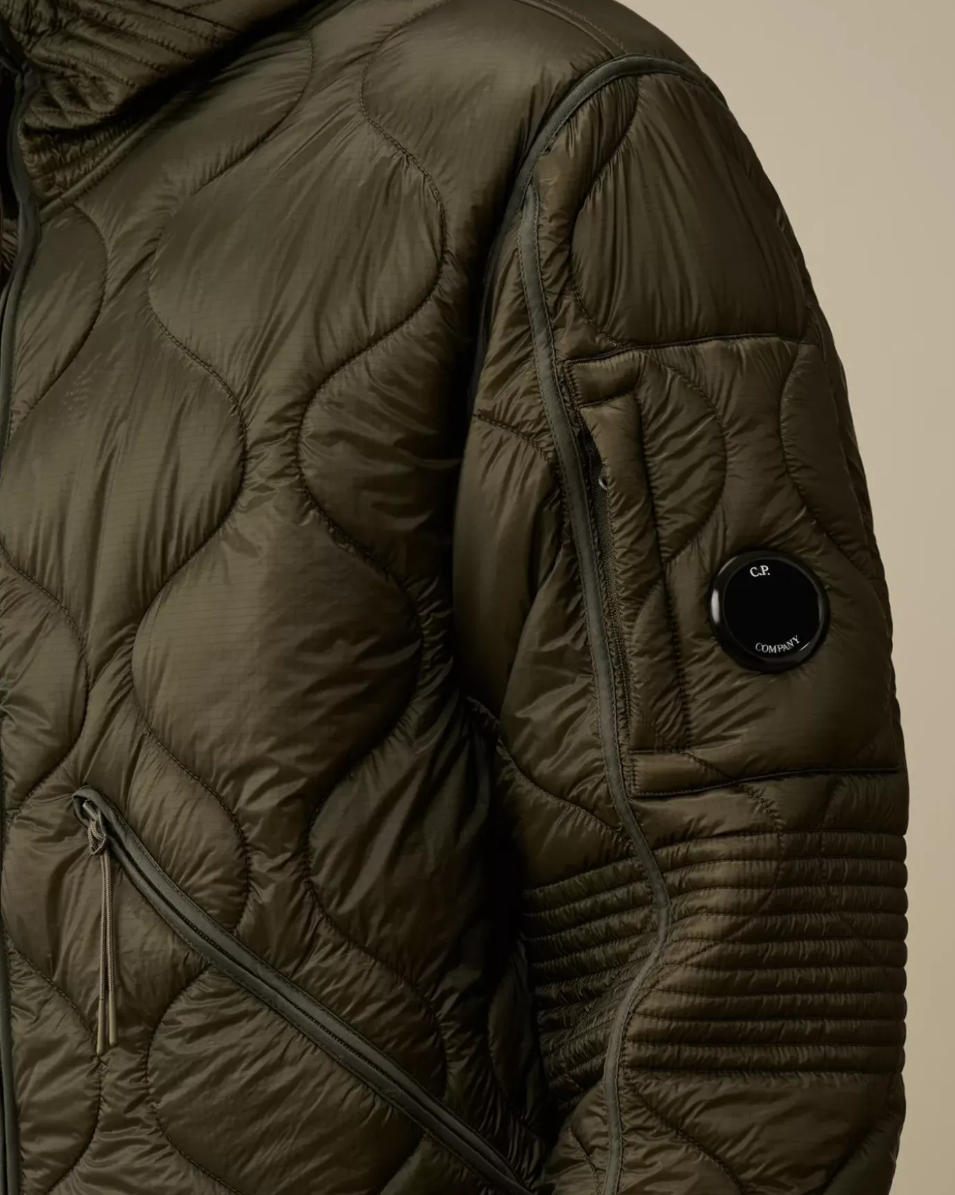 Jacket & Coats<C.P. Company Liner Padded Hooded Jacket Grape Leaf – Green