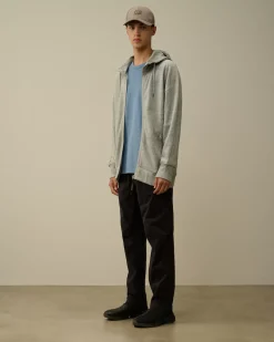T-shirts & Polo<C.P. Company Mercerized 70/2 Jersey Gasato Logo Patch T-Shirt Flint Stone – Blue