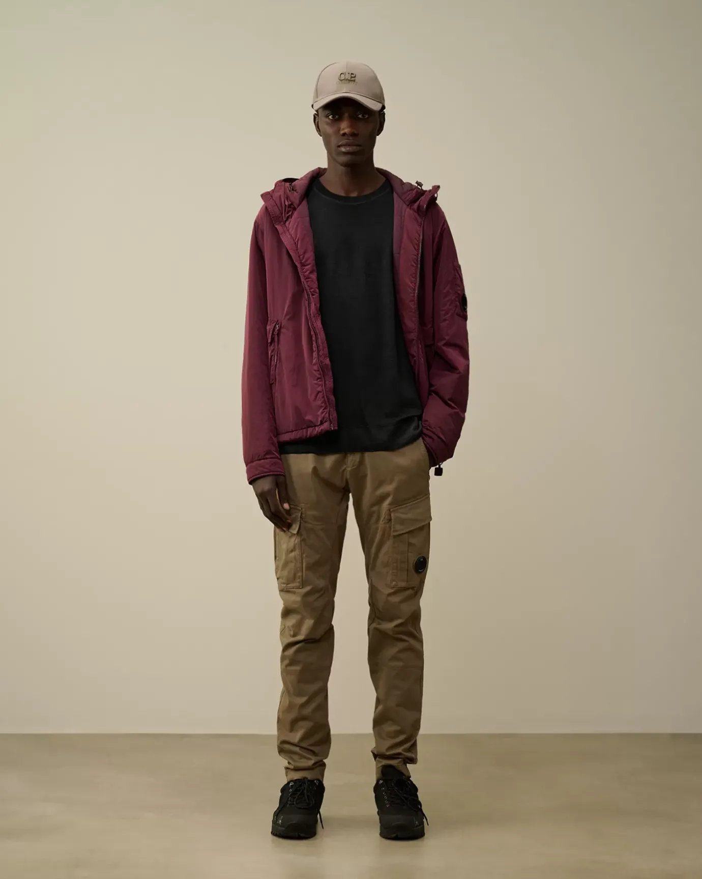 Jumpers<C.P. Company Merino Wool Fast Dyed Crew Neck Knit Black