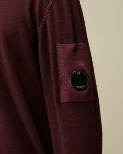 Jumpers<C.P. Company Merino Wool Fast Dyed Crew Neck Knit Potent Purple