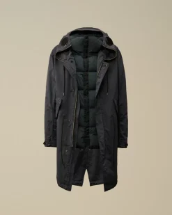 Jacket & Coats<C.P. Company Micro Kei Explorer Parka Black Sand