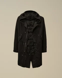 Jacket & Coats<C.P. Company Micro Kei Explorer Parka Black