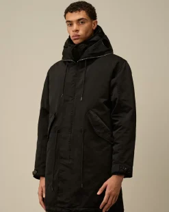 Jacket & Coats<C.P. Company Micro Kei Explorer Parka Black