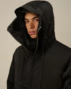 Jacket & Coats<C.P. Company Micro Kei Explorer Parka Black