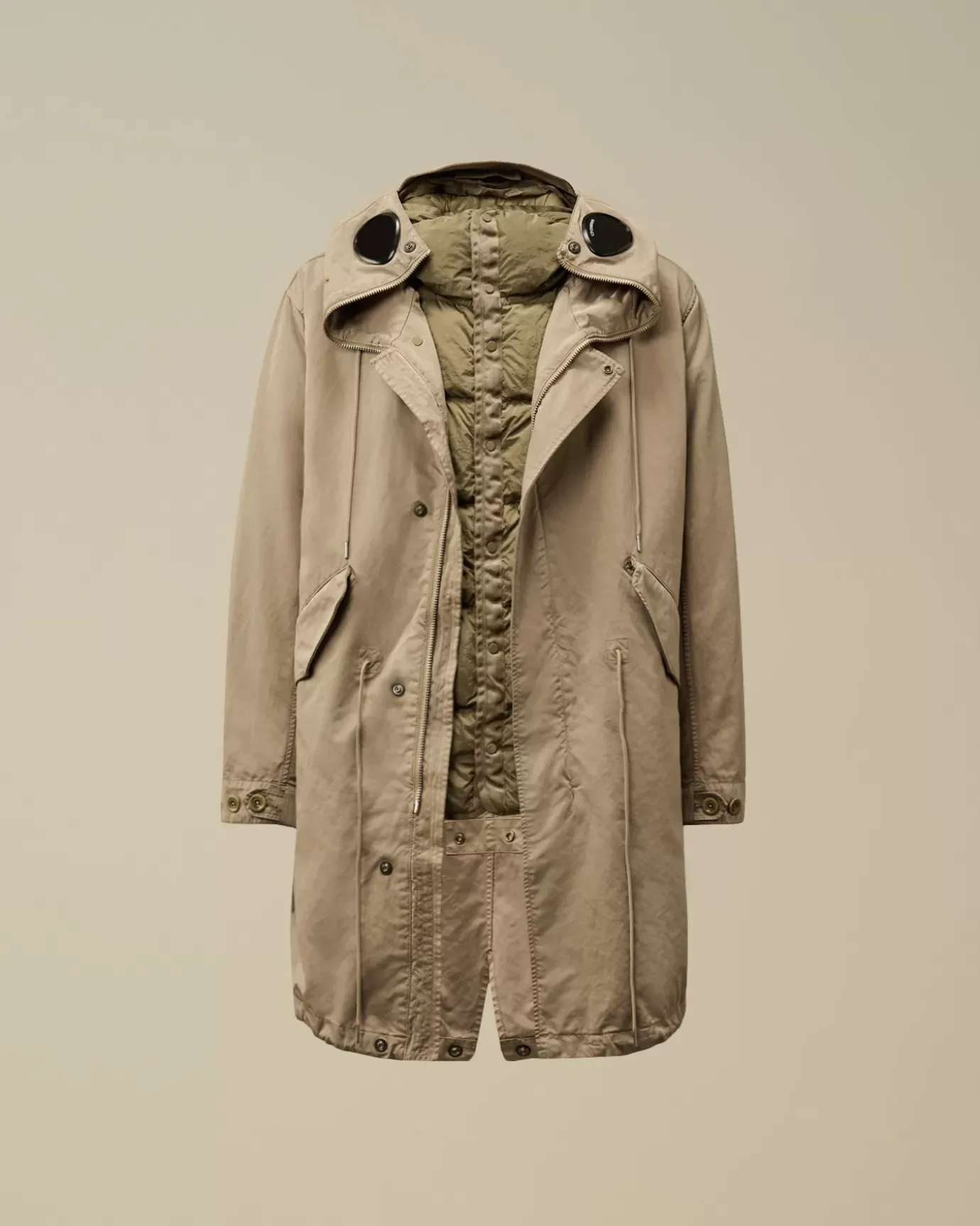 Jacket & Coats<C.P. Company Micro Kei Explorer Parka Walnut – Beige
