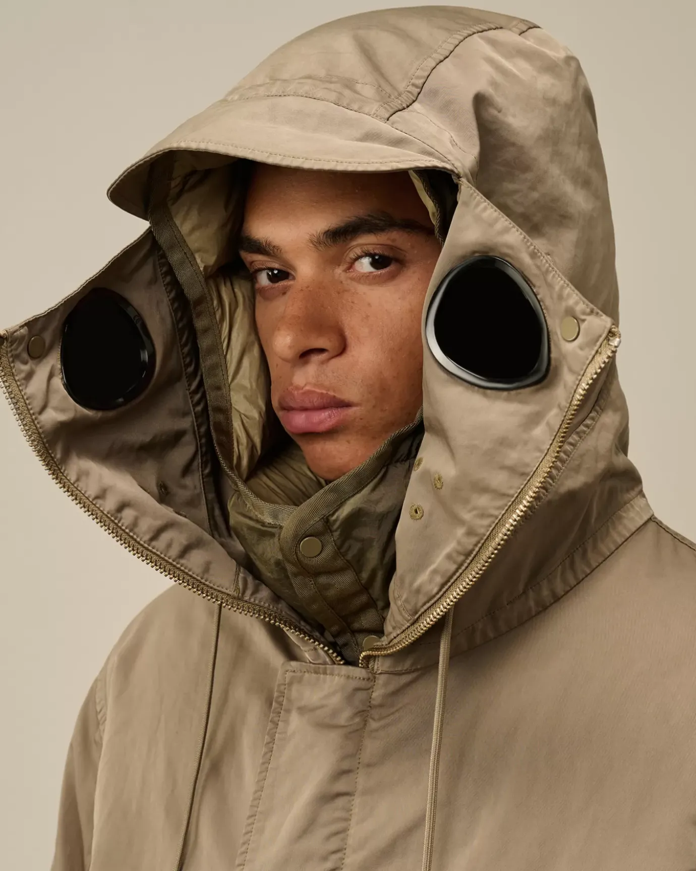 Jacket & Coats<C.P. Company Micro Kei Explorer Parka Walnut – Beige