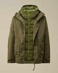 Jacket & Coats<C.P. Company Micro Kei Hooded Jacket Cypress – Green