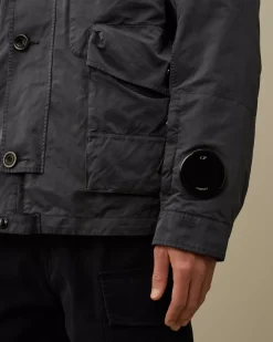 Jacket & Coats<C.P. Company Micro Kei Mille Jacket Black Sand