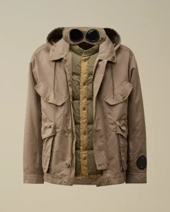 Jacket & Coats<C.P. Company Micro Kei Mille Jacket Walnut – Beige