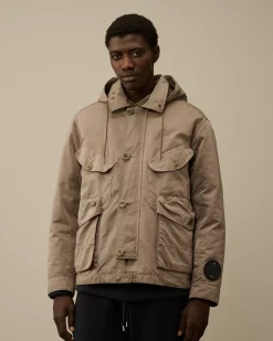 Jacket & Coats<C.P. Company Micro Kei Mille Jacket Walnut – Beige