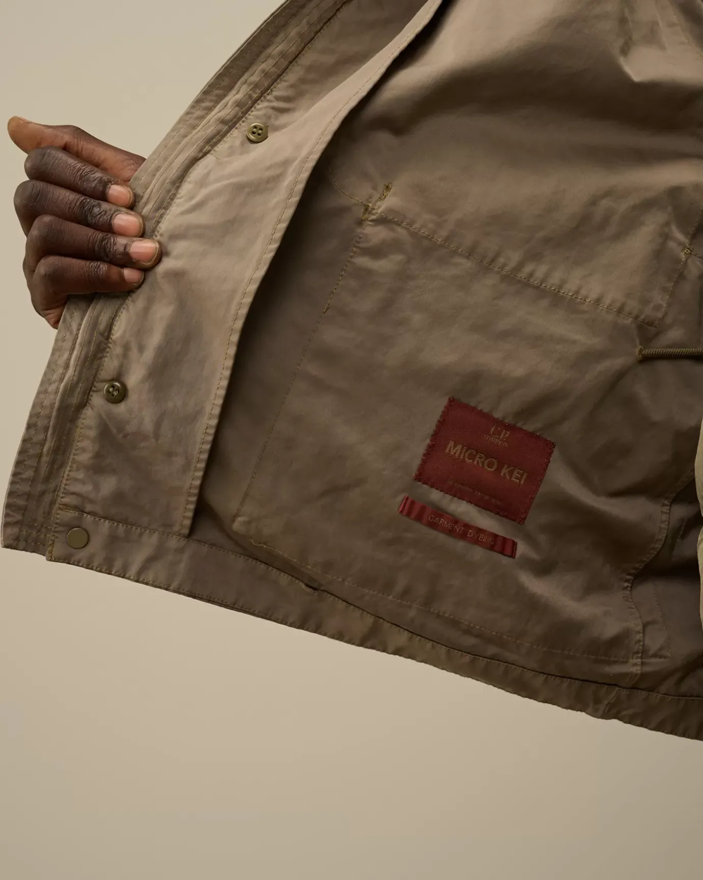 Jacket & Coats<C.P. Company Micro Kei Mille Jacket Walnut – Beige