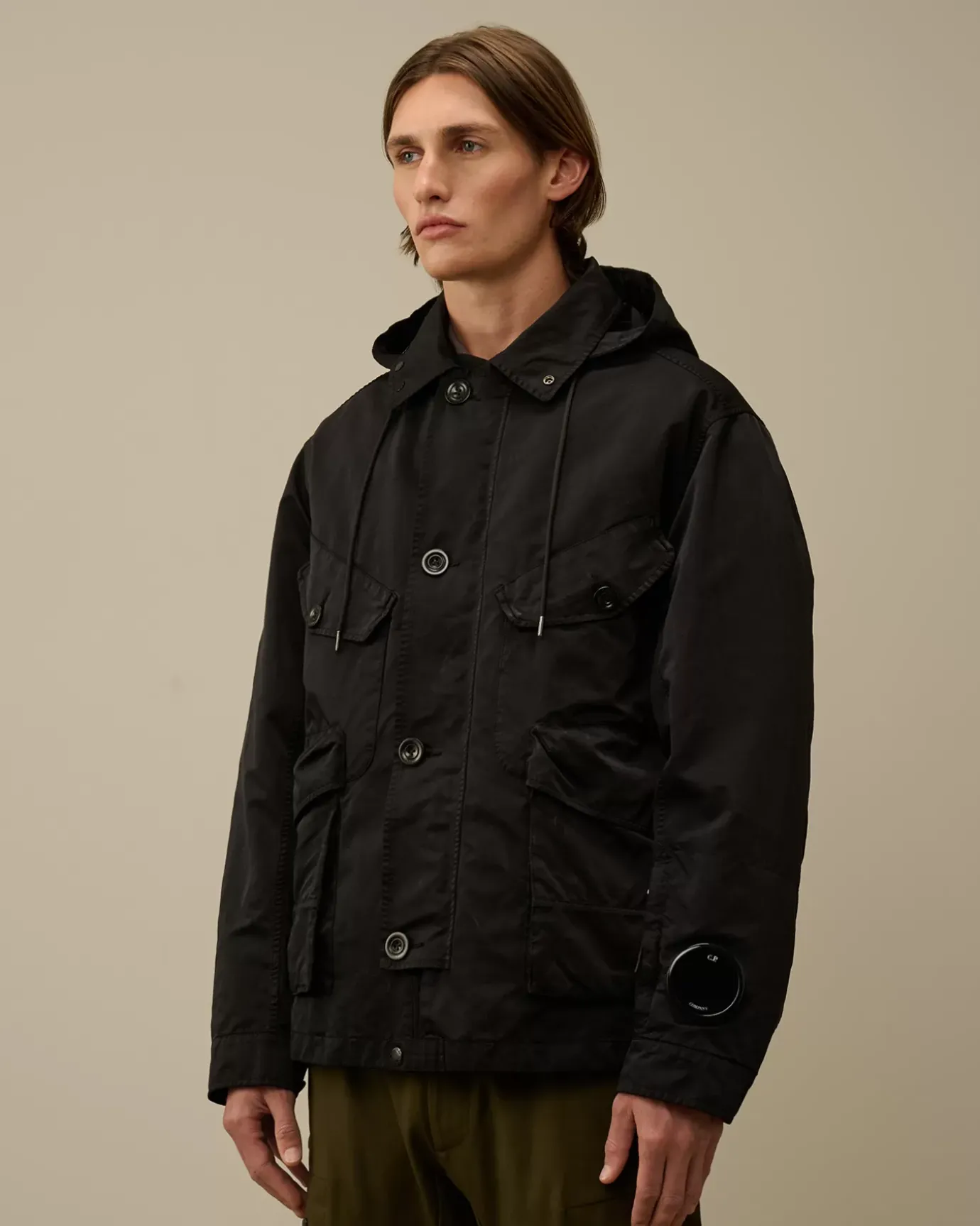 Jacket & Coats<C.P. Company Micro Kei Mille Jacket Black