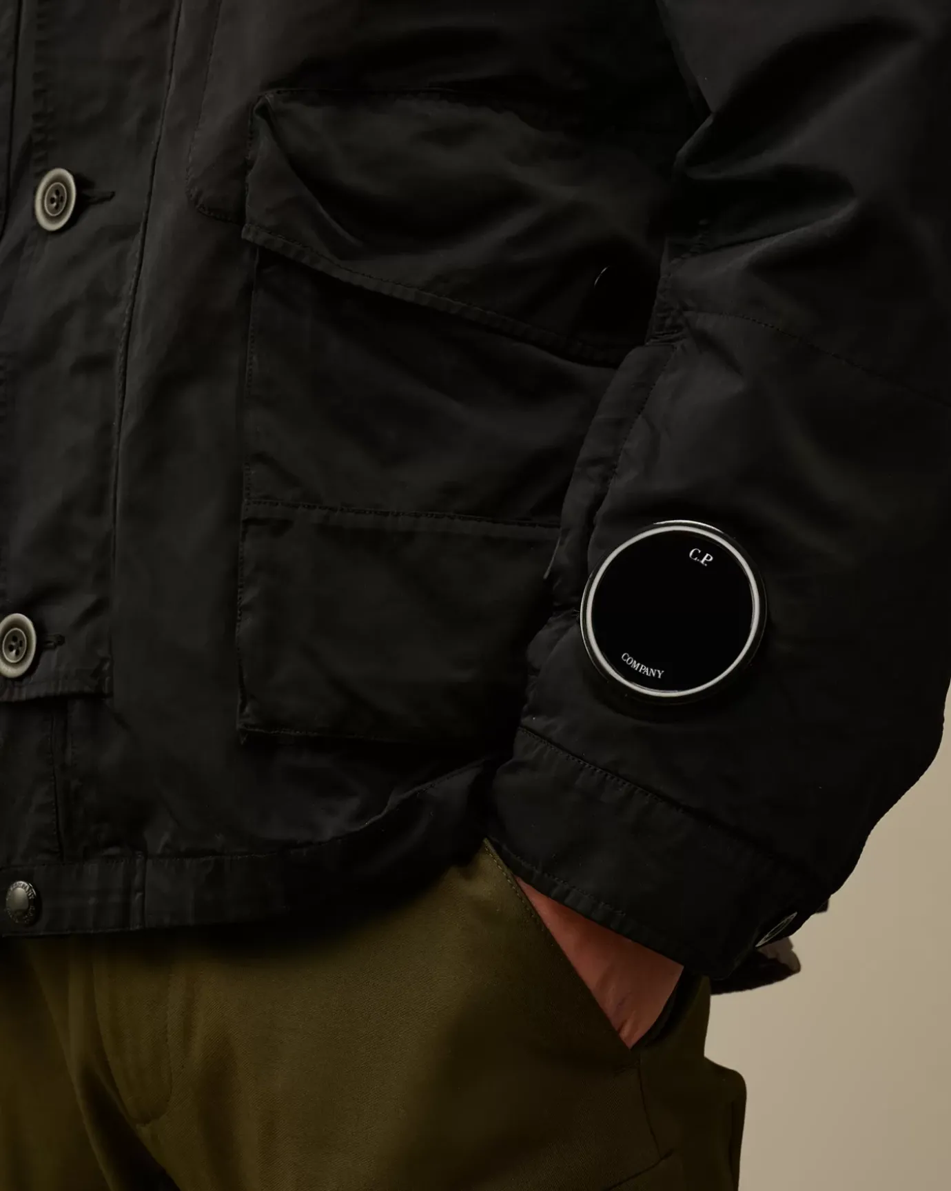 Jacket & Coats<C.P. Company Micro Kei Mille Jacket Black