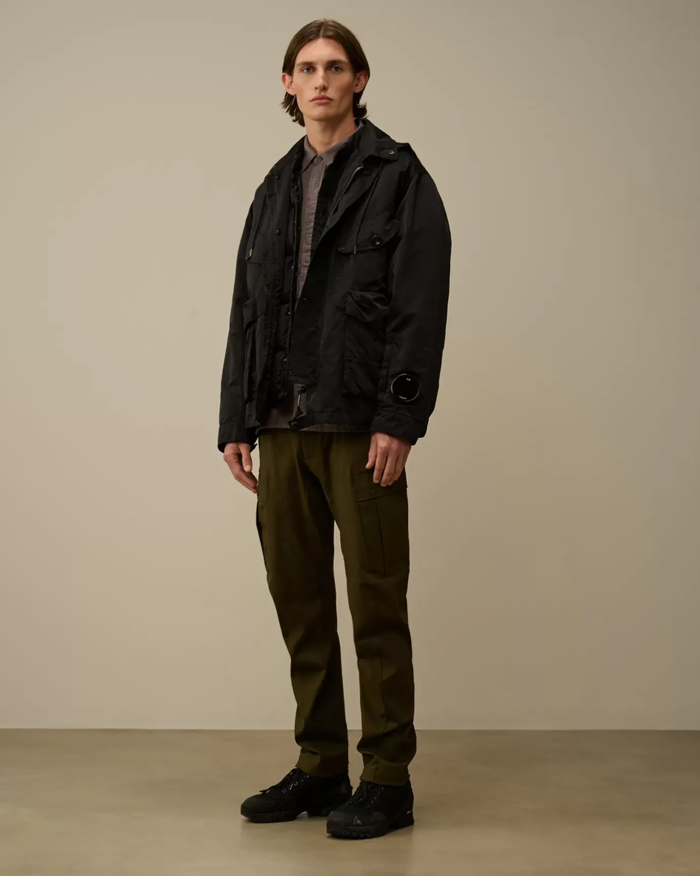 Jacket & Coats<C.P. Company Micro Kei Mille Jacket Black