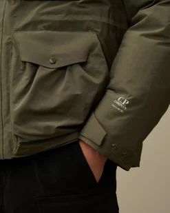 Jacket & Coats<C.P. Company Micro-M (R) Down Field Jacket Grape Leaf – Green