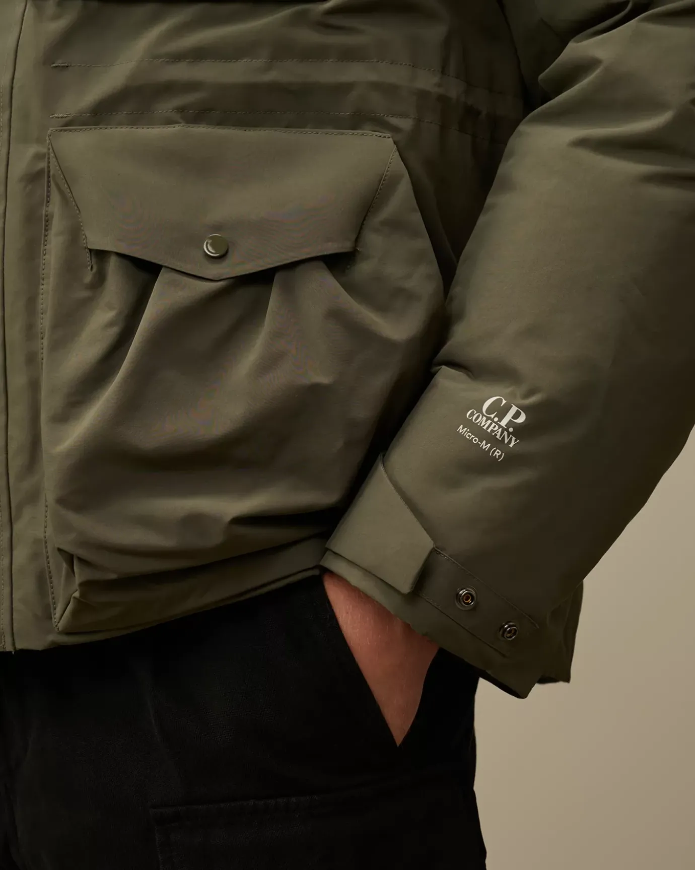 Jacket & Coats<C.P. Company Micro-M (R) Down Field Jacket Grape Leaf – Green