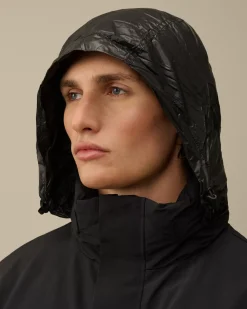 Jacket & Coats<C.P. Company Micro-M (R) Down Field Jacket Black