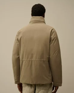 Jacket & Coats<C.P. Company Micro-M (R) Down Field Jacket Walnut – Beige