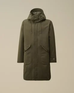 Jacket & Coats<C.P. Company Micro-M (R) Down Parka Grape Leaf – Green
