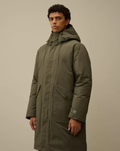 Jacket & Coats<C.P. Company Micro-M (R) Down Parka Grape Leaf – Green