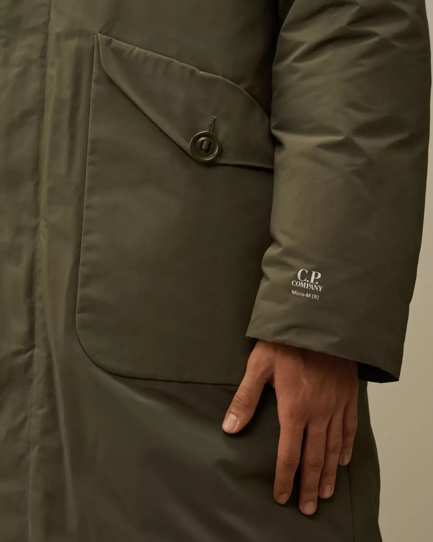 Jacket & Coats<C.P. Company Micro-M (R) Down Parka Grape Leaf – Green