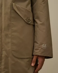 Jacket & Coats<C.P. Company Micro-M (R) Down Parka Walnut – Beige