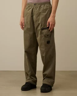 Trousers<C.P. Company Microreps Boxy Lens Cargo Pants Grape Leaf – Green