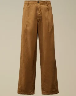 Trousers<C.P. Company Microreps Boxy Pants Toffee – Beige