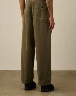Trousers<C.P. Company Microreps Boxy Pants Grape Leaf – Green