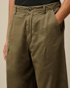 Trousers<C.P. Company Microreps Boxy Pants Grape Leaf – Green