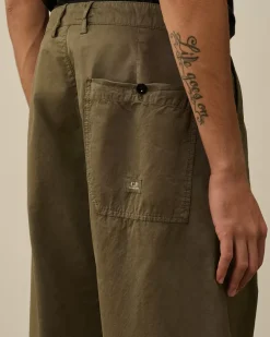 Trousers<C.P. Company Microreps Boxy Pants Grape Leaf – Green