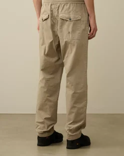 Trousers<C.P. Company Microreps Loose Pants Vintage Khaki – Beige